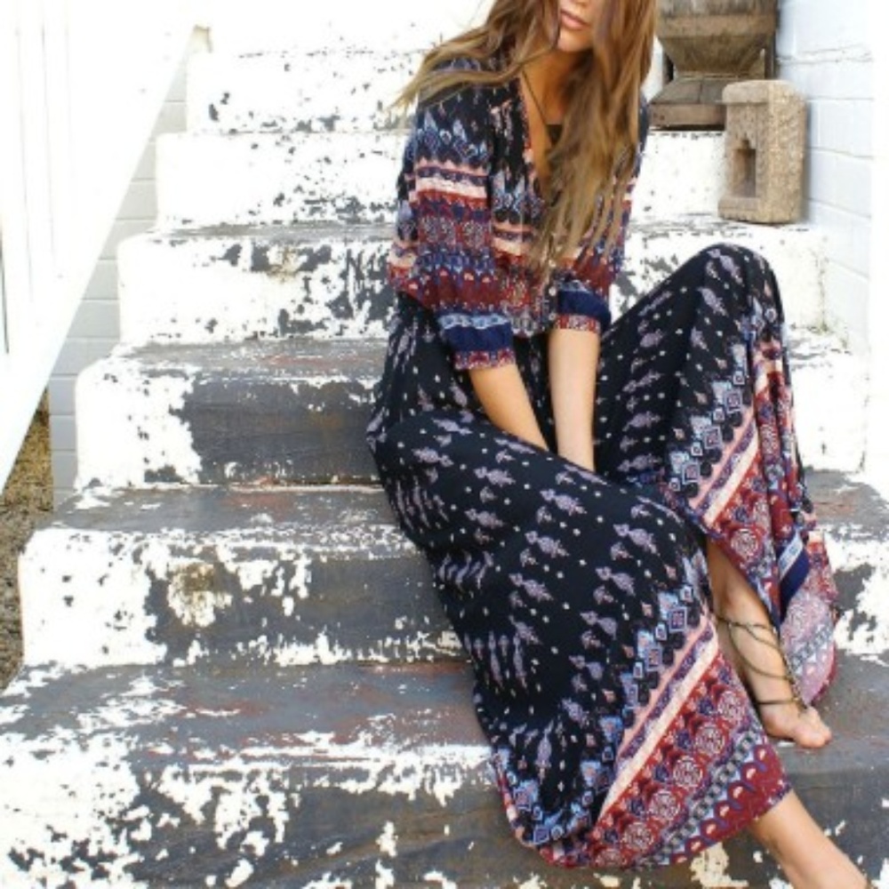 Beautiful Boho Maxi Dress - Picture 3 of 5